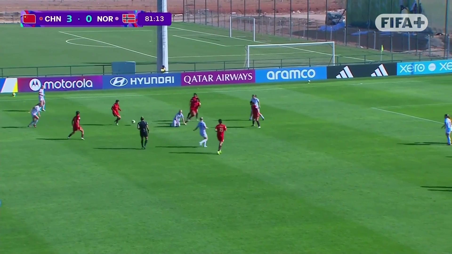 太強了?方珍珠單刀破門U17中國女足4-0領(lǐng)先挪威