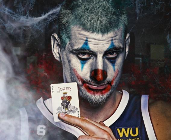 小丑皇，約基奇近五場(chǎng)場(chǎng)均37分16.2籃板10.2助攻