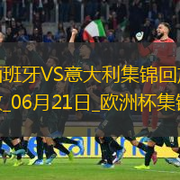 06月21日歐洲杯小組賽B組第2輪西班牙vs意大利精彩片段