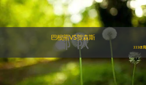 巴根熊VS賀森斯